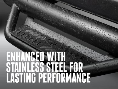 N-Fab Textured Black Cab Length Podium Steps HPJ0764-TX | RealTruck