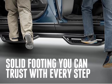 N-Fab Textured Black Cab Length Podium Steps HPT2282CC-TX | RealTruck