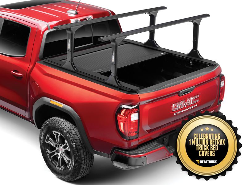 RealTruck RetraxONE XR Manual Retractable Tonneau Cover w/ T-Slot Rails