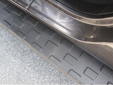 Romik Running Boards For Honda Ridgeline – Black Aluminum Side Steps, Model 52109419