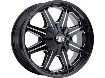 Rev Off-Road Milled Gloss Black 823 Wheels