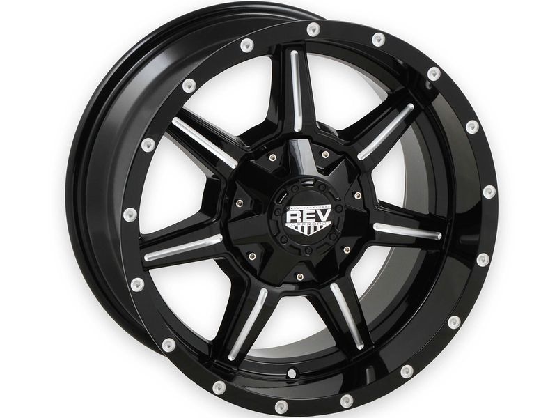 Rev Off-Road Milled Gloss Black 865 Wheel 865M-7903212 | RealTruck