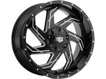 Rev Off-Road Milled Gloss Black 895 Wheels