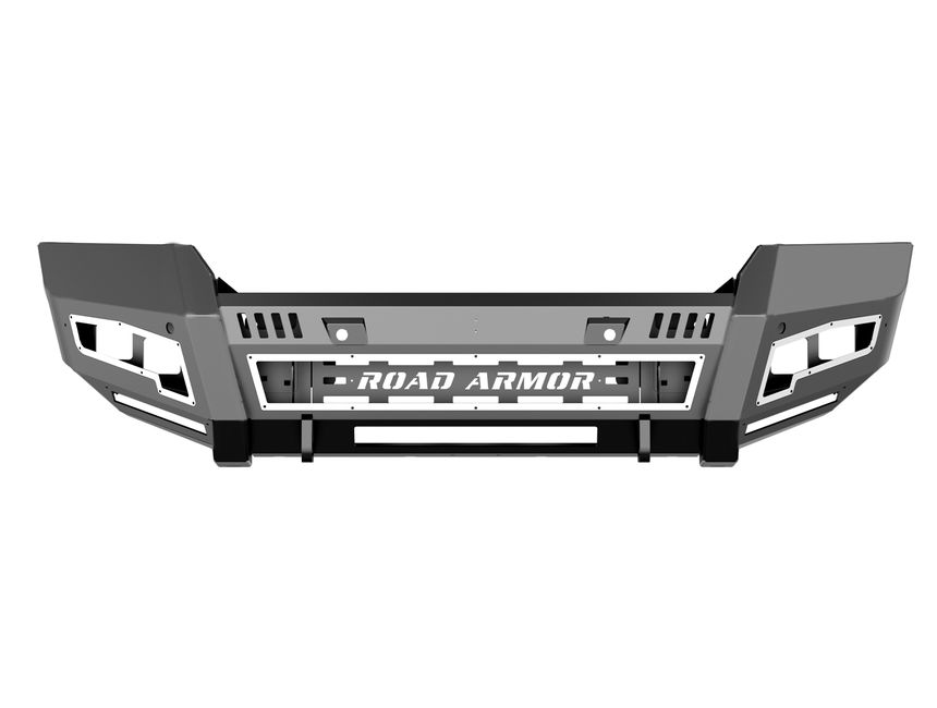 Road Armor Identity Black Front Bumper 2152DF-B0-P2-MR-BH-B | RealTruck