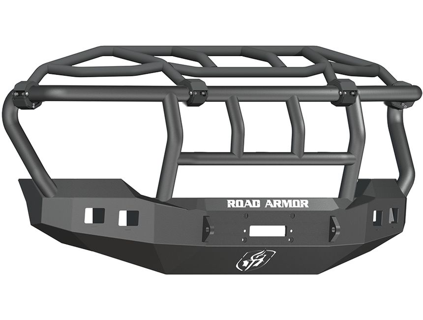 Road Armor Stealth Front Winch Bumper w/ Titan II & Intimidator Guard