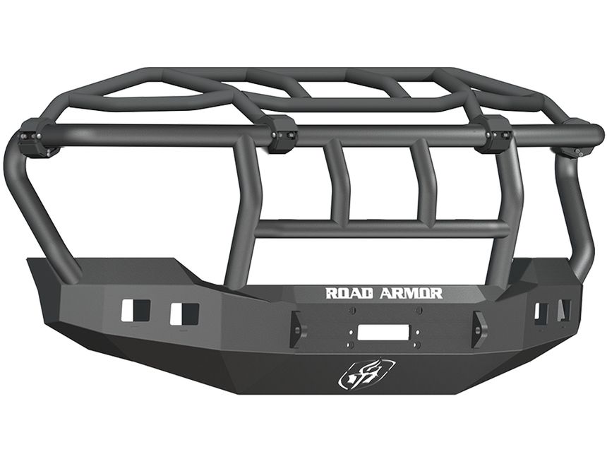 Road Armor Stealth Front Winch Bumper w/ Titan II & Intimidator Guard