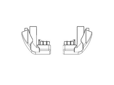 Roll-N-Lock Replacement End Caps - MaxTrak 206-001 | RealTruck