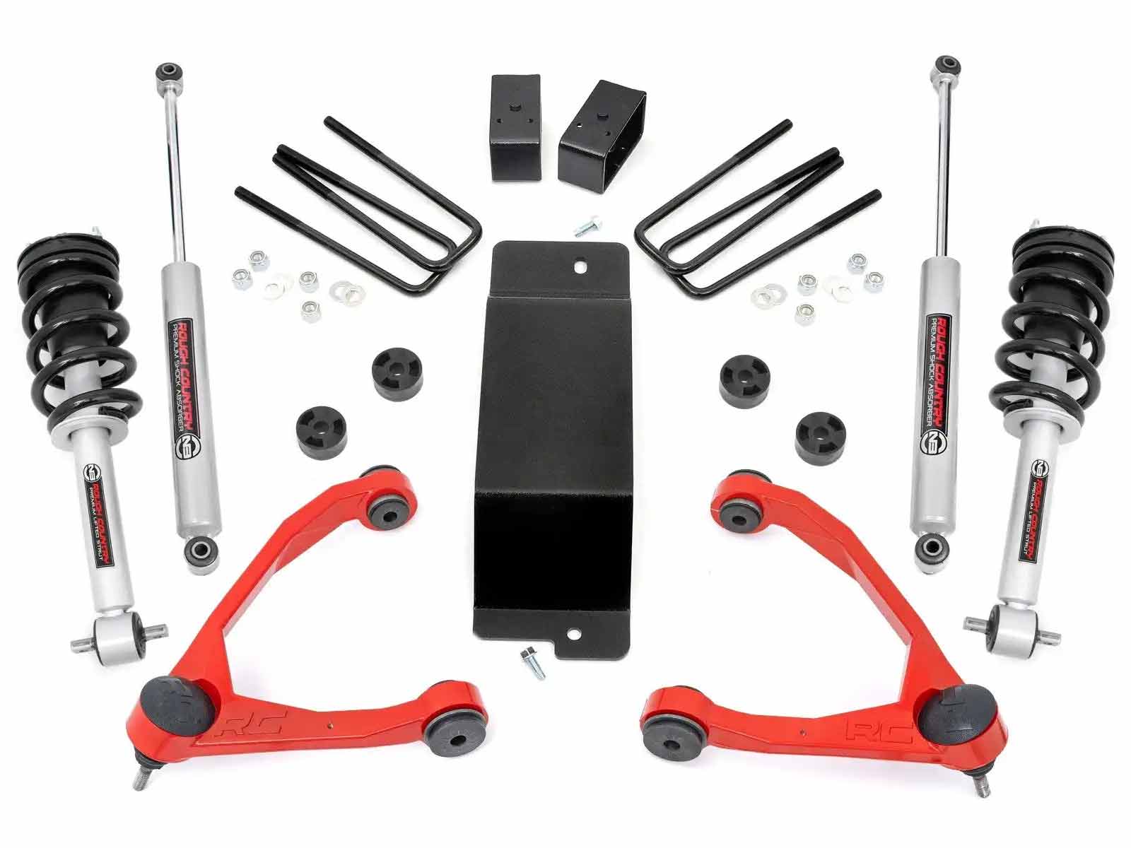 Fits 2014-2016 Chevy Silverado/GMC Sierra 1500, 5'8" ,6'6" ,8' Bed (RGH-19432RED)