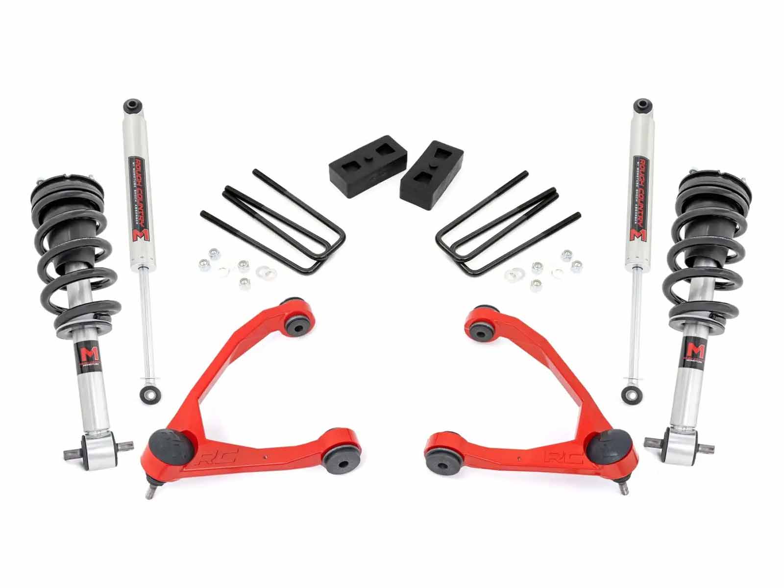 Fits 2014-2016 Chevy Silverado/GMC Sierra 1500, 5'8" ,6'6" ,8' Bed (RGH-19840RED)