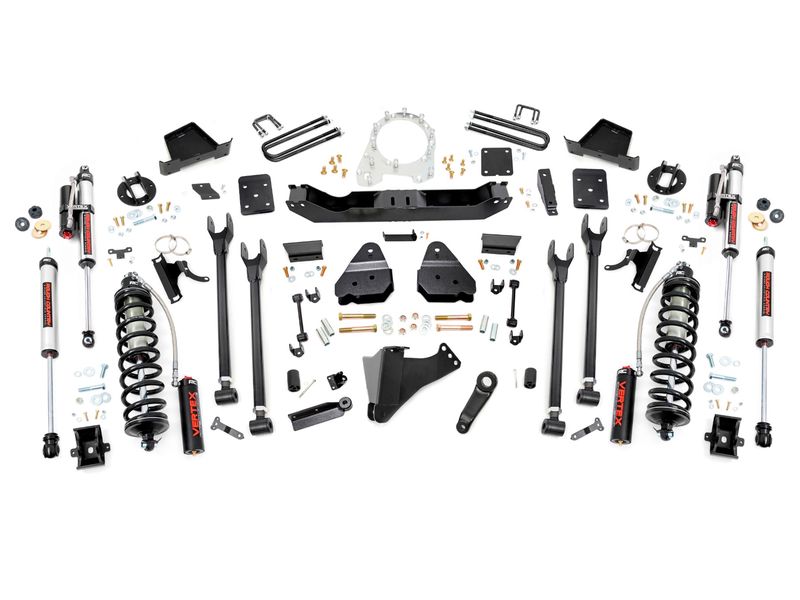 Rough Country 6" 4-Link Coilover Lift Kit 56057 | RealTruck