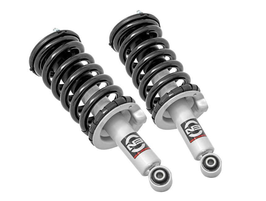 Rough Country 3.5" N3 Loaded Struts For 2005-2023 Tacoma 4WD – Front Coilover Assembly, 501094, Made In USA