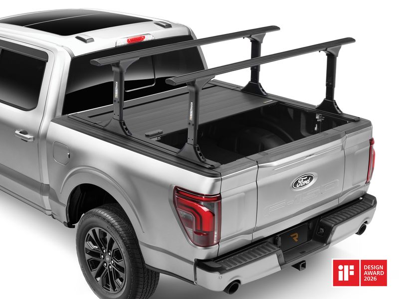 RealTruck RetraxPro EZ-OFF FRC-4000 Full Bed Access Manual Retractable Tonneau Cover w/ T-Slot Rails