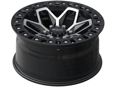 RTX Off-Road Machined Gloss Black Zion Wheels | RealTruck