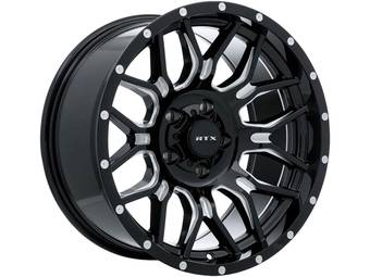 RTX Off-Road Milled Gloss Black Claw Wheels