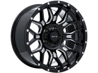 RTX Off-Road Milled Gloss Black Claw Wheels
