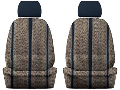 Saddle Blanket Heavy Duty Seat Covers in a 2-Tone Sport Look