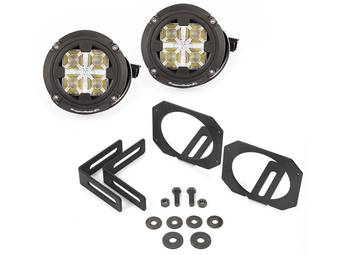 Rugged Ridge Bumper Mount LED Round Light Kits