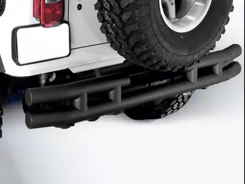 Rugged Ridge Dual Tube Rear Bumper | RealTruck