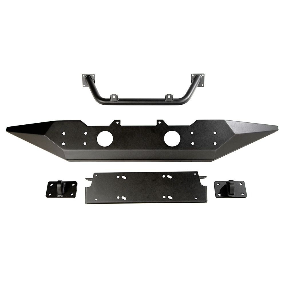 Rugged Ridge Spartan Front Bumper with Overrider 11548.42
