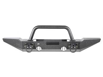 Rugged Ridge XHD Front Bumper with Overrider 11540.50 01