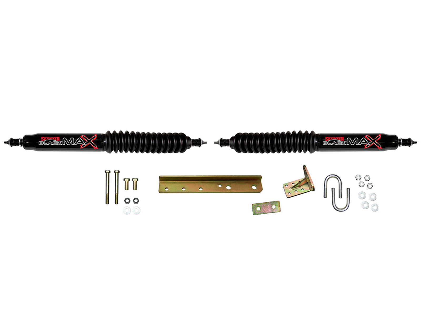 Skyjacker 8250 Dual Steering Stabilizer Kit - For 1983-1997 Ford Rangers, Bronco II, Explorers - Reduces Shimmy & Driver Fatigue