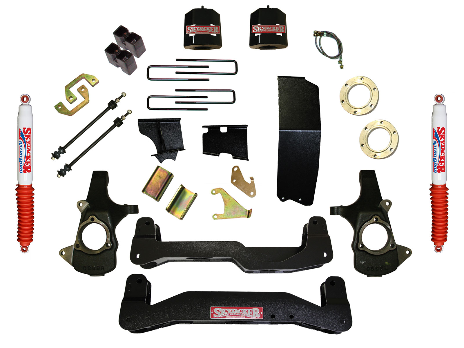 Fits 2014-2019 Chevy Silverado/GMC Sierra 1500 (SKY-C14660APK-N)