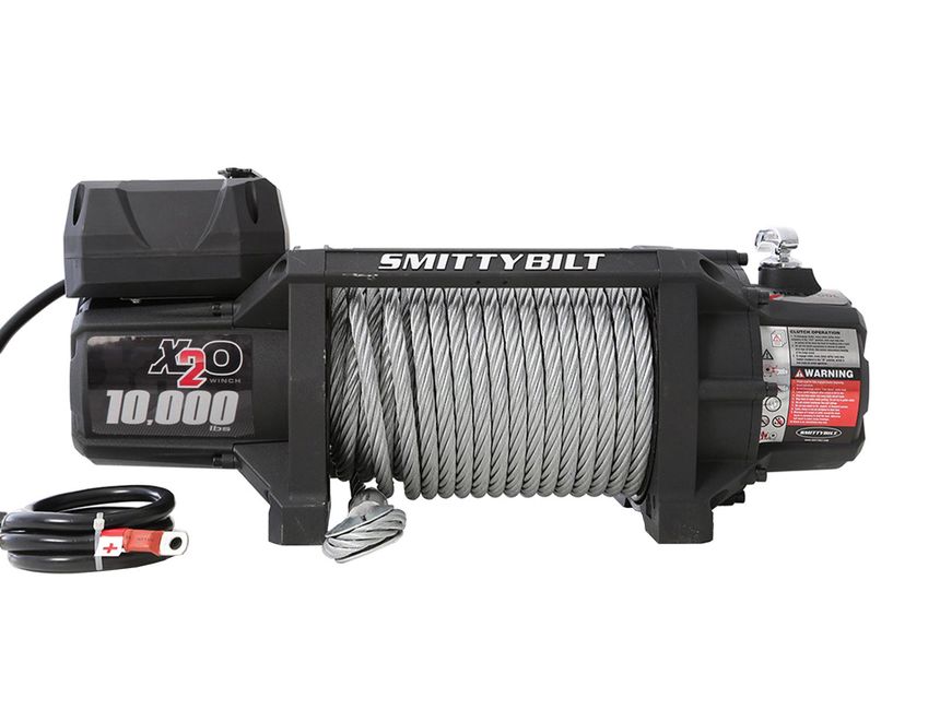 Smittybilt X2O Gen2 10,000 lb Winch with Steel Cable 97510 RealTruck