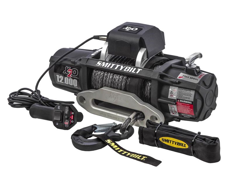 Smittybilt X2O Gen2 12,000 lb Winch with Synthetic Rope 98512 RealTruck