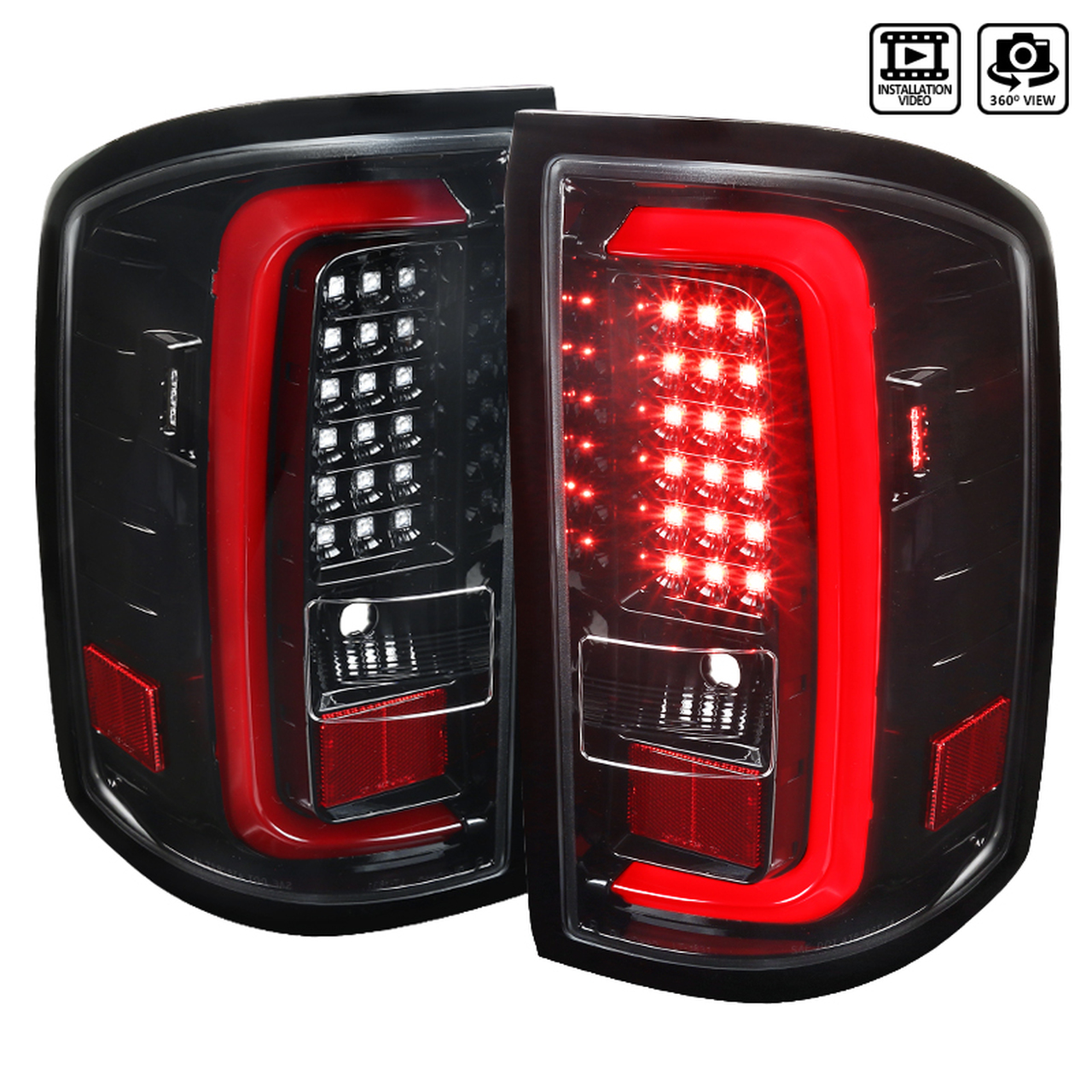 SPEC-D Black LED Tail Lights