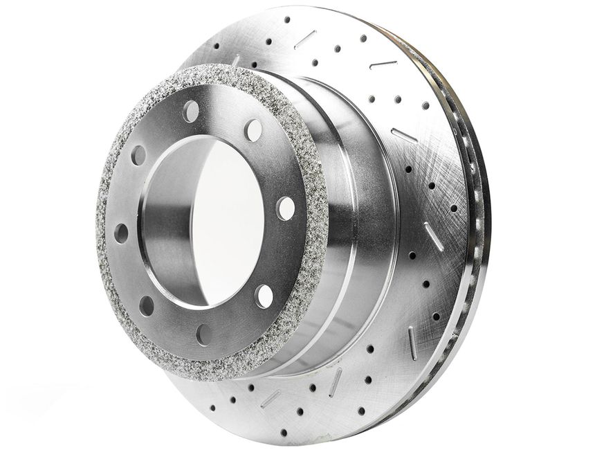 SSBCUSA Dimpled & Slotted Brake Rotors RealTruck