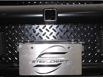 Steelcraft Fairlead License Plate Bracket 70-FLPBK 01