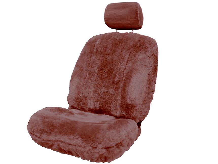 Superlamb SemiCustom Sheepskin Seat Covers FF108DC64BR RealTruck