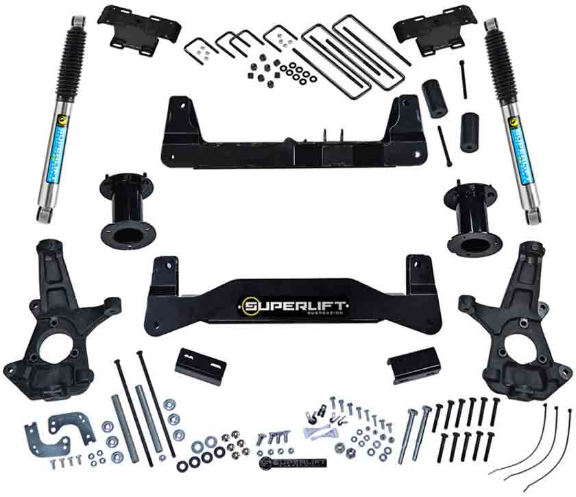Fits 2007-2016 Chevy Silverado/GMC Sierra 1500 (SUP-K180B)