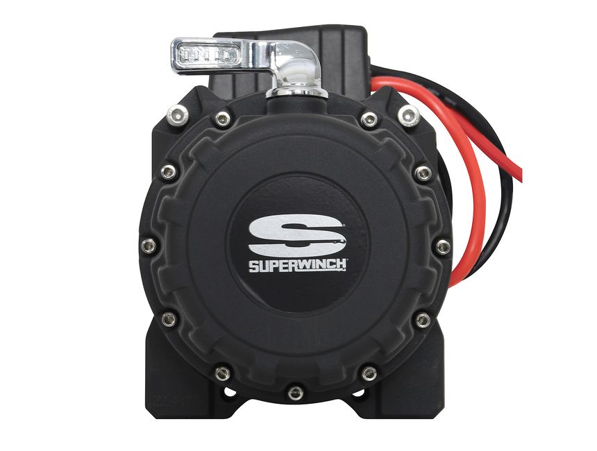Superwinch, argano Tiger Shark 9.5 da 12V DC, capacità 4,309 kg con passacavo a Rullo, 1595200