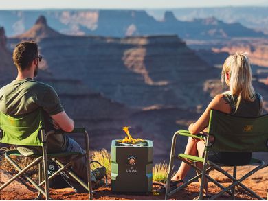 Ukiah Tailgater X Portable Fire Pit TK-1043-DG | RealTruck