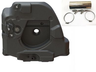 Bansal Tools A112 Auxiliary Fuel Tank – 9-Gallon Clear ABS/Stainless Steel For Bikes, Boats & Off-Road Vehicles