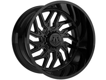 TIS Gloss Black 544 Wheel