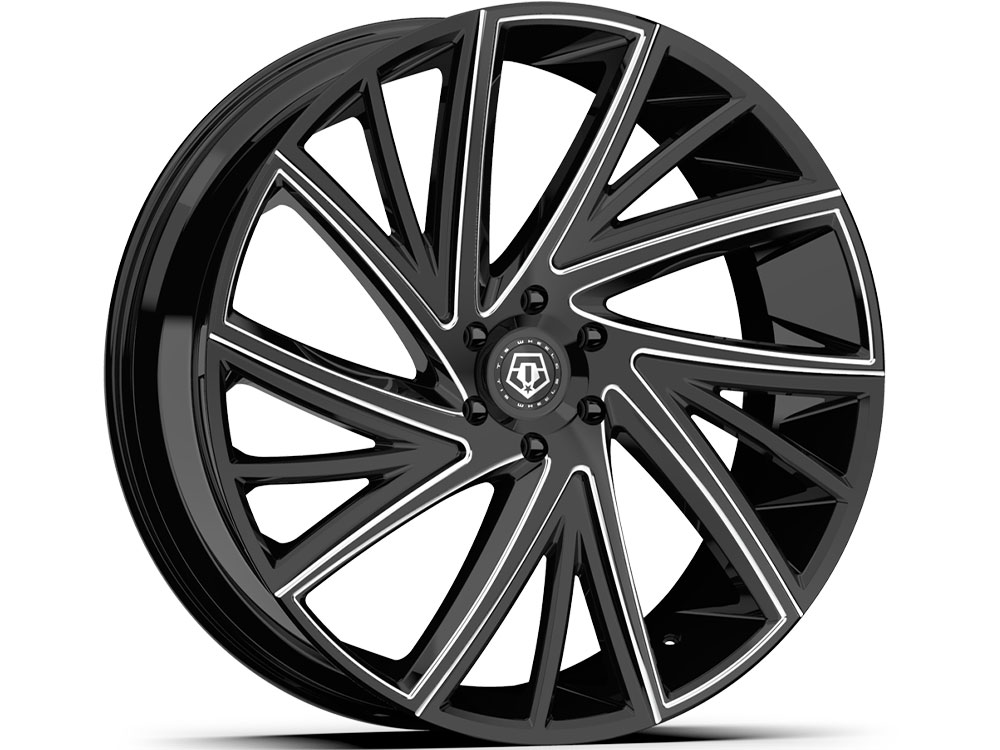 Syncros & TNL 26インチ ホイールセットおまけシングルギア　セール TIS Milled Gloss Black 546 Wheels | RealTruck