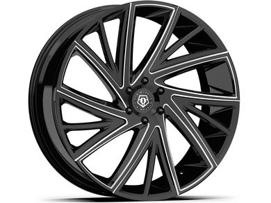 TIS Milled Gloss Black 546 Wheel TIS-546BM-2106545 | RealTruck