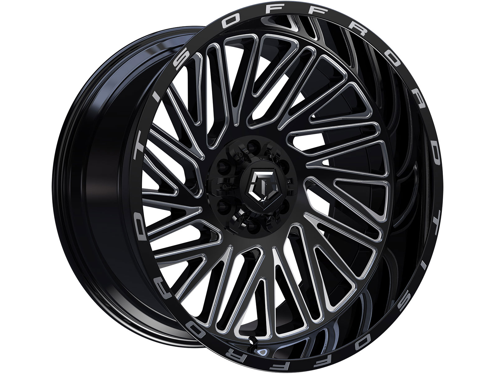 TIS Milled Gloss Black 553 Wheel 553BM-2106819 | RealTruck
