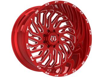 TIS Milled Red 561 Wheels
