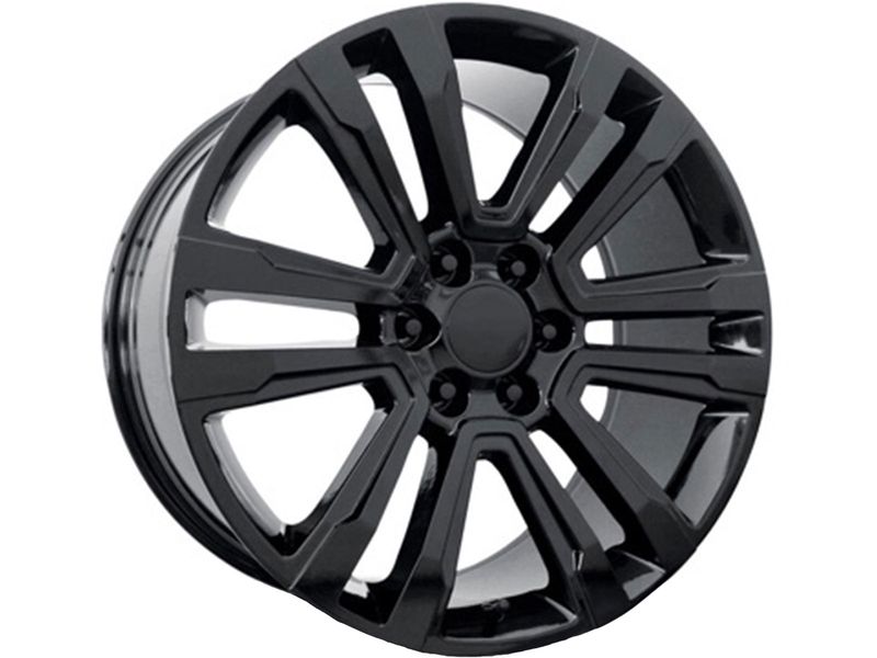 Topline Gloss Black V1184 Wheels | RealTruck