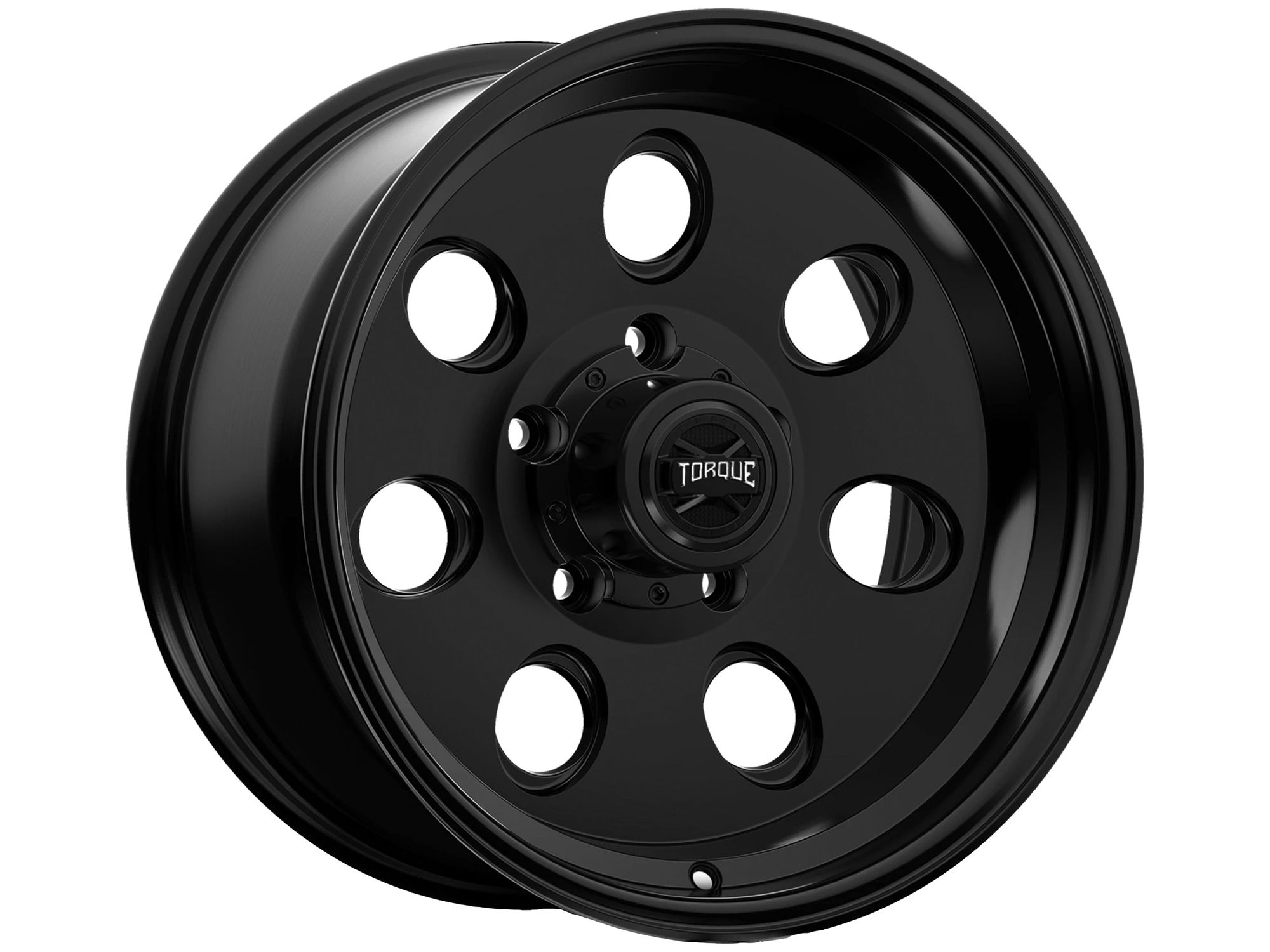 Torque Wheels Torque Matte Black Heritage Wheel TW425C-17906204-12 - $269.00 at RealTruck