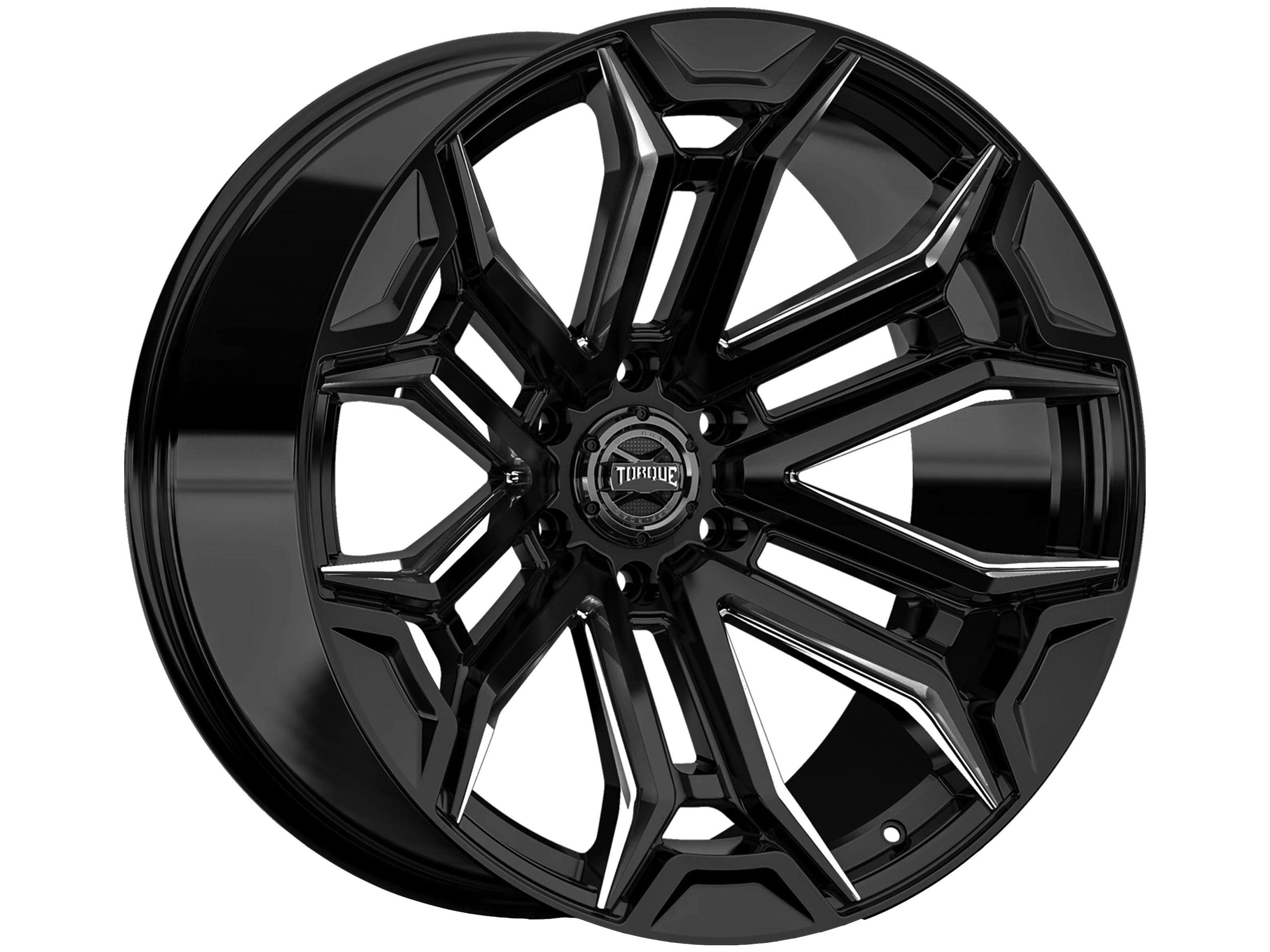 Torque Milled Gloss Black Maverick Wheel TW415C-20908433-12