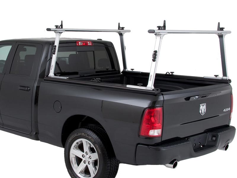 Pick up truck ladder rack w truck tool boxes and drawers - System One  integrated truck equipment: aluminum ladder racks, truck racks, van racks,  truck tool boxes