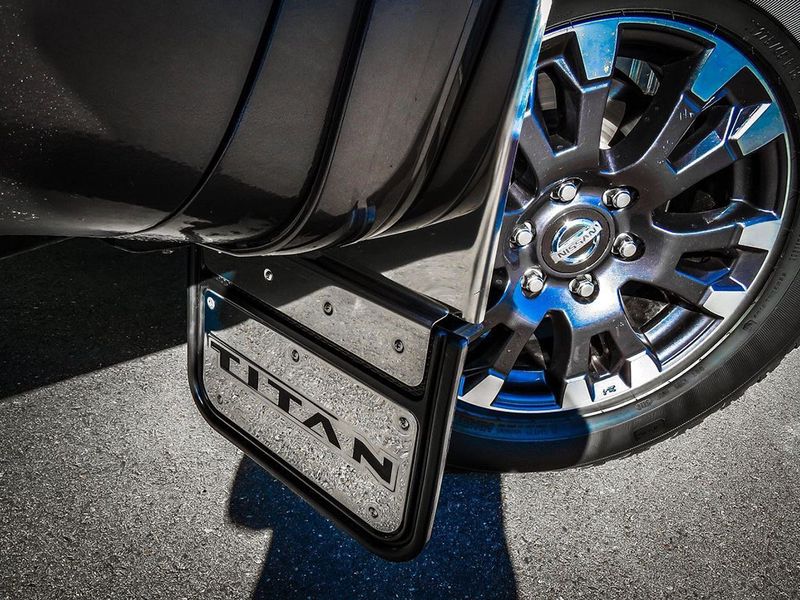 TRHGCS200KSS Truck Hardware Custom Stainless Steel Mud Flaps RealTruck