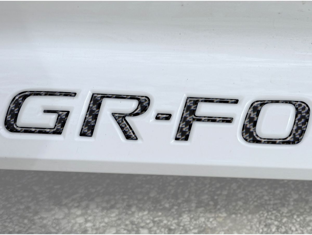 Tufskinz Rocker Panel Lettering Inserts COR013-WHT-517-G | RealTruck