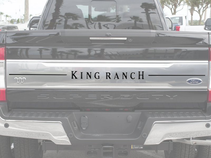 Tufskinz Tailgate Letter Inserts SUP041-RBTR-M | RealTruck
