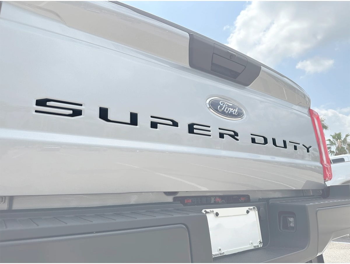 Tufskinz Tailgate Letter Inserts SUP073-RBTR-M | RealTruck