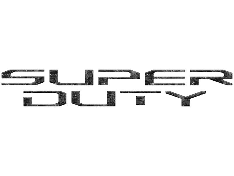 Tufskinz Hood Letter Inserts SUP074-FCF-G | RealTruck